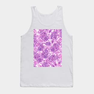 Pink watercolor lilac flowers Tank Top